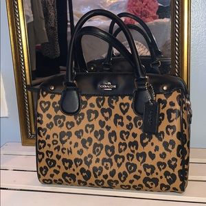 Coach cheetah handbag